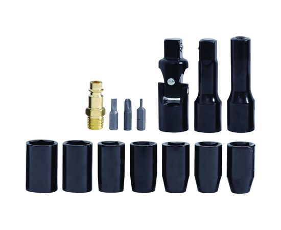 Угловой пневматический гайковерт INTERTOOL + набор головок PT-1110 – изображение 2