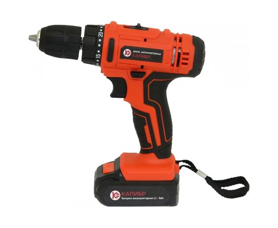 Аккумуляторная дрель-шуруповерт Калибр ДА-14,4А 00000077184 – изображение 7