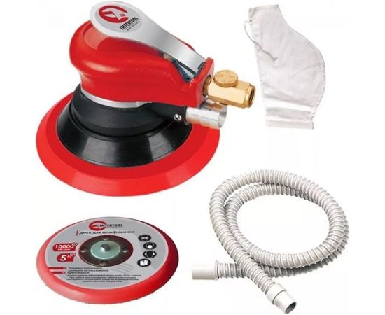 INTERTOOL Шлифмашина пневматическая эксцентриковая 150 мм PT-1007 – изображение 2