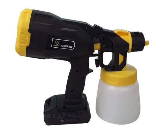 SCHTAER S633B-18 аккумуляторный окрасочный пистолет DC18V, 120W S633B-18 – изображение 3
