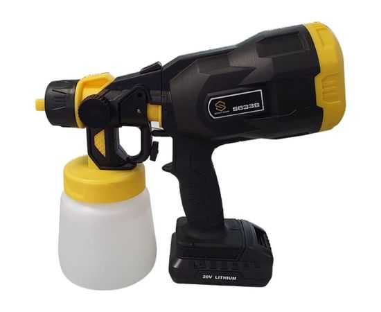 SCHTAER S633B-18 аккумуляторный окрасочный пистолет DC18V, 120W S633B-18 – изображение 2