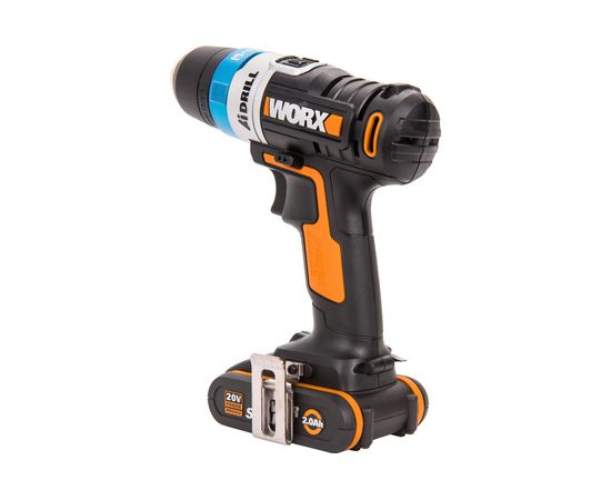 WORX Дрель-шуруповерт аккумуляторная AiDrill WX178, 20В, 2Ач x1, кейс WX178 – изображение 8