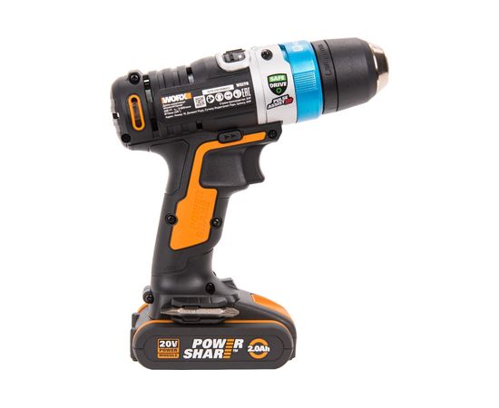 WORX Дрель-шуруповерт аккумуляторная AiDrill WX178, 20В, 2Ач x1, кейс WX178 – изображение 2