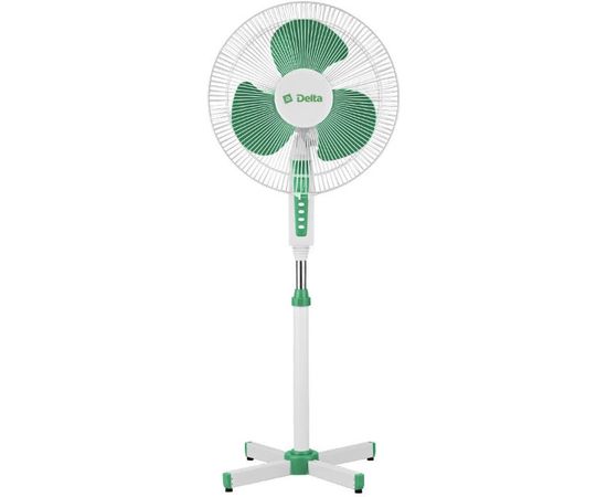 Напольный вентилятор DELTA DL-020N белый с зеленым 0R-00002095 