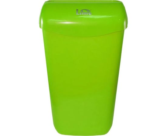 Корзина для мусора LIME 23 л, подвесная, с держателем мешка, зеленая 974234 