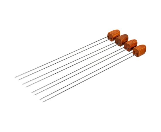 Набор двойных шампуров BOYSCOUT 38 см, 4 шт. 61052 