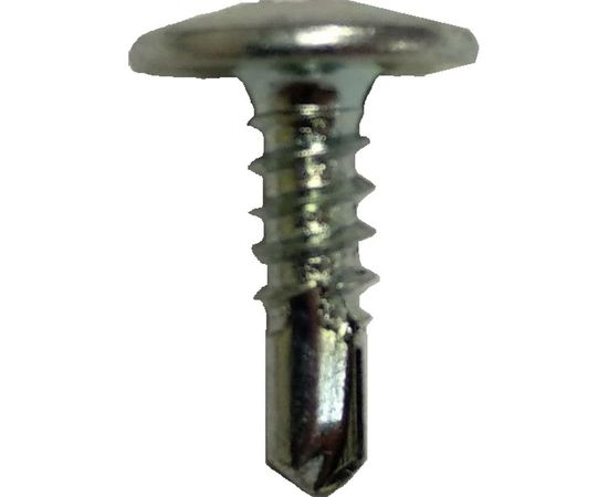 Самонарезающий винт со сверловым концом Grabber PH2 3,8х14 мм Белый цинк 500 шт. WD-14-500DIY 