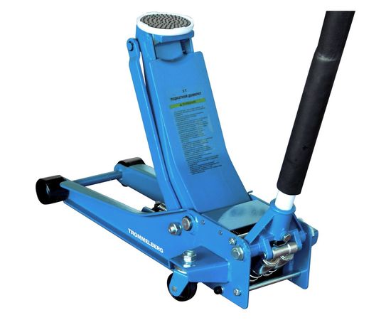 Подкатной гаражный домкрат Trommelberg высота подъема 75/505mm, нагрузка 3 т XRD0375 