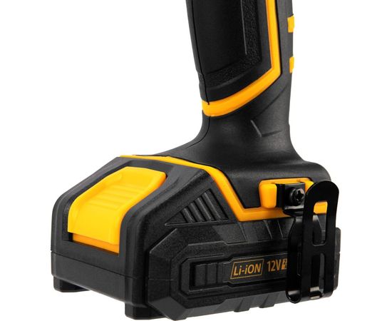 Аккумуляторная дрель-шуруповерт Denzel CDL-12-02BM, Li-Ion, 12 В, 2 аккумулятора 26105 – изображение 23