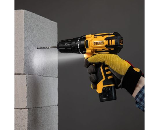 Аккумуляторная дрель-шуруповерт Denzel CDL-12CB 26102 – изображение 2