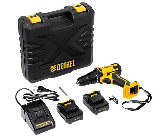 Аккумуляторная дрель-шуруповерт Denzel CDL-12-02BM, Li-Ion, 12 В, 2 аккумулятора 26105 – изображение 13