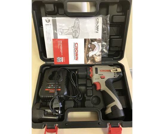 Аккумуляторная дрель-шуруповерт CROWN CT21072HX-2 BMC  – изображение 2