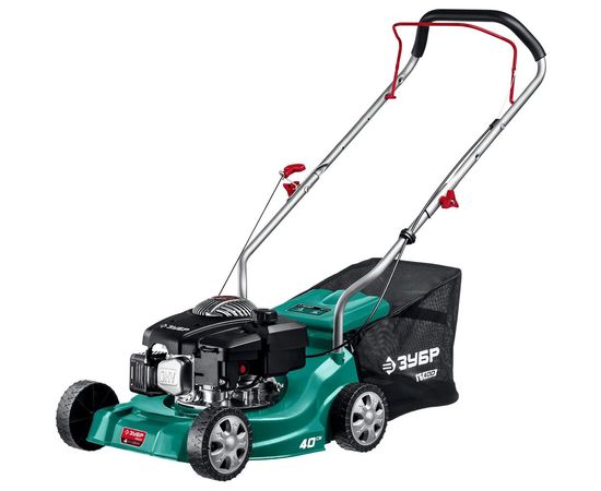 Бензиновая газонокосилка ЗУБР 400 мм, 2.5 л.с. ГБ-400 – изображение 8