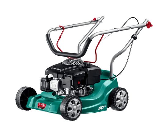 Бензиновая газонокосилка ЗУБР 400 мм, 2.5 л.с. ГБ-400 – изображение 7