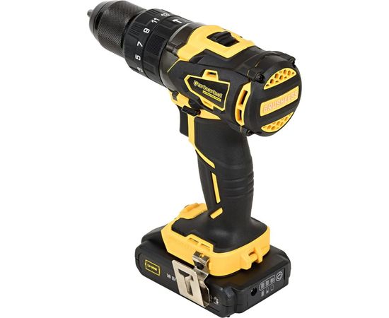 Бесщеточная ударная аккумуляторная дрель-шуруповерт PARTNERTOOL PCD-18BLI – изображение 2