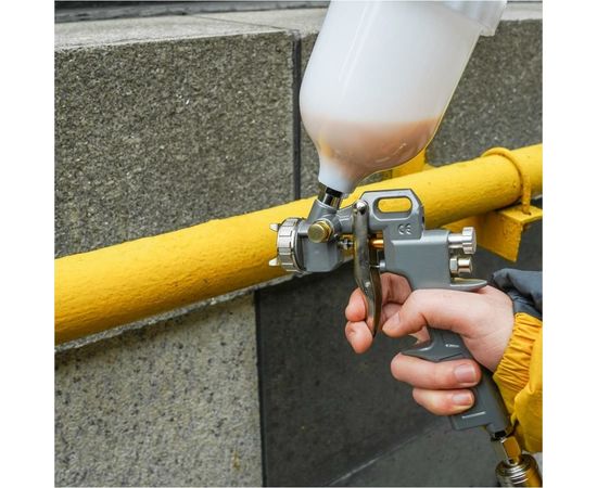 Пневматический краскопульт с верхним бачком DEKO DKSG02 018-1120 – изображение 3