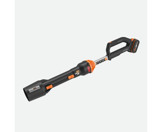 Аккумуляторная бесщеточная воздуходувка WORX 20 В WG543E.9 – изображение 6
