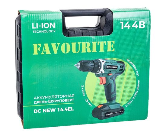 Аккумуляторная дрель-шуруповёрт FAVOURITE DC NEW 14,4EL – изображение 4