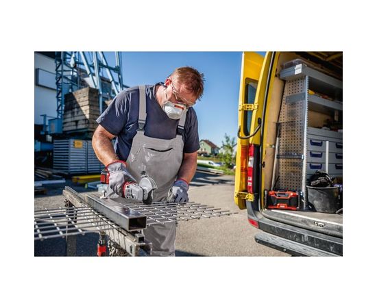 Аккумуляторная угловая шлифовальная машина FLEX LBE 125 18.0-EC/5.0 Set 499323 – изображение 10