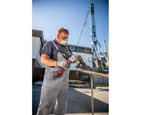 Аккумуляторная угловая шлифовальная машина FLEX LBE 125 18.0-EC/5.0 Set 499323 – изображение 18