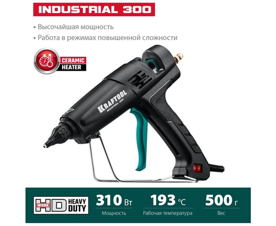 Электрический термоклеевой пистолет KRAFTOOL Industrial 300 06842 – изображение 14