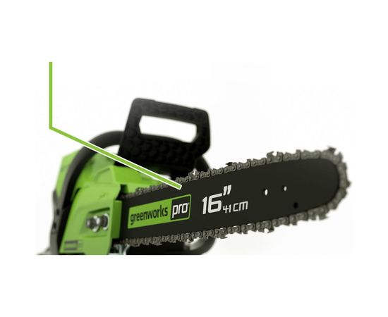 Бесщеточная аккумуляторная цепная пила Greenworks GD60CS40 60 В 2006907 – изображение 6