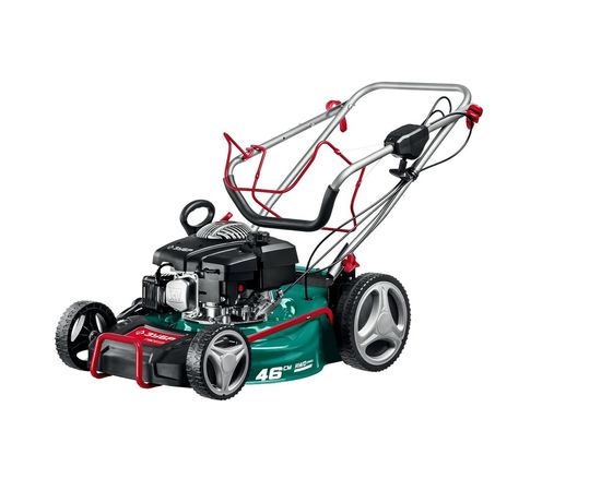 Самоходная бензиновая газонокосилка ЗУБР 460 мм, 4.5 л.с. ГБС-460 – изображение 7