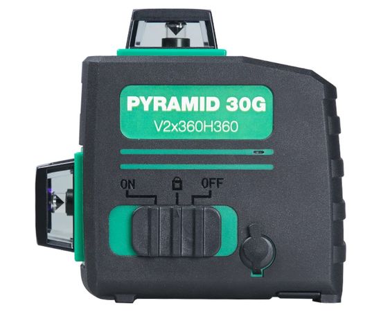 Лазерный уровень с зеленым лучом FUBAG 3D Pyramid 30G V2x360H360 41197 – изображение 3