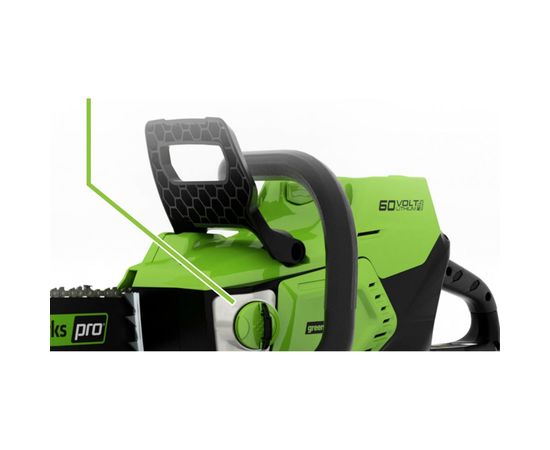 Бесщеточная аккумуляторная цепная пила Greenworks GD60CS40 60 В 2006907 – изображение 3