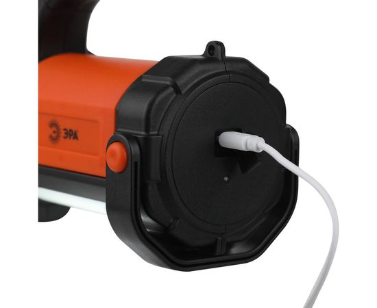 Светодиодный аккумуляторный фонарь прожектор ЭРА PA-606 Альфа 5Вт литий поворотная ручка Б0052744 – изображение 6