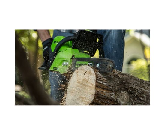 Бесщеточная аккумуляторная цепная пила Greenworks GD60CS40 60 В 2006907 – изображение 5