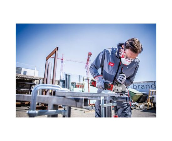 Аккумуляторная угловая шлифовальная машина FLEX LBE 125 18.0-EC/5.0 Set 499323 – изображение 3