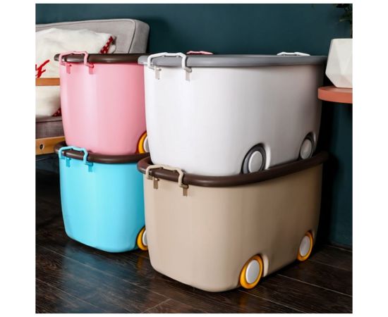 Большой ящик для хранения на колесах ZDK розовый boxbig0001/pink – изображение 2