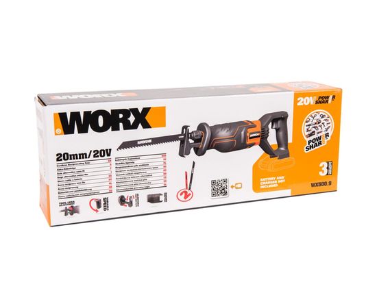 Аккумуляторная сабельная пила WORX WX500.9 – изображение 8