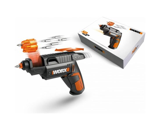 Аккумуляторная отвертка WORX SD Slide Driver, 4 В WX254.4 – изображение 9