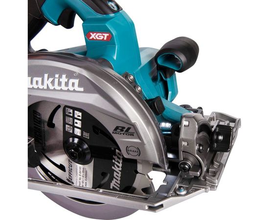 Аккумуляторная дисковая пила Makita XGT BL 40В без аккумулятора и ЗУ HS004GZ – изображение 13