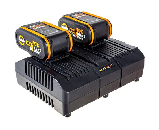 Аккумуляторная самоходная газонокосилка WORX 40 В, АКБ 4 А*ч х2, ЗУ 2А х2 WG749E – изображение 16