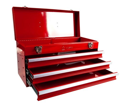 Инструментальный ящик МАСТАК 3 полки, красный 511-03530R – изображение 2