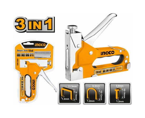Механический степлер INGCO 3 в 1 HSG1405 – изображение 2