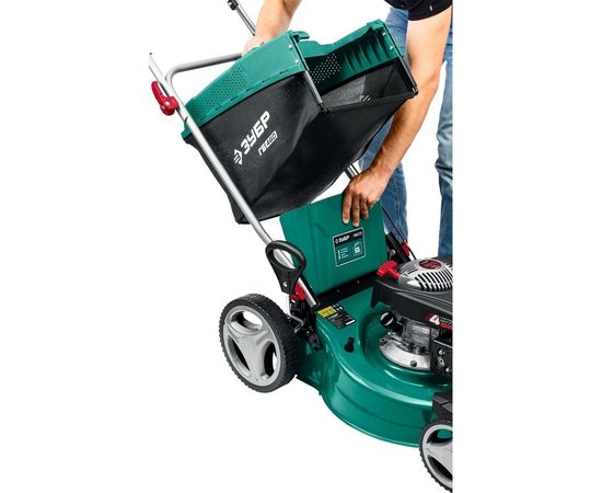 Бензиновая газонокосилка ЗУБР 460 мм, 4.5 л.с. ГБ-460 – изображение 6