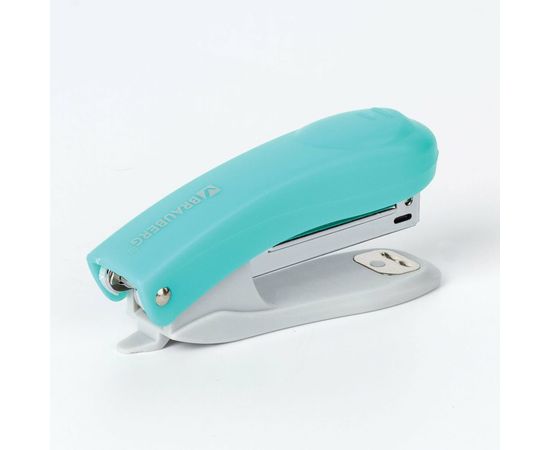 Степлер №10 BRAUBERG Original, до 12л, с антистеплером, бирюза, 227765 – изображение 2