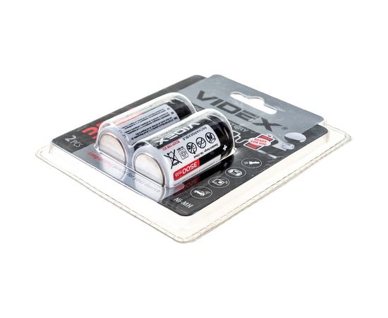 Никель-металлогидридный аккумулятор Videx HR14/C 3500mAh 2BL LSD, низкий саморазряд VID-HR14/C-3500 – изображение 3