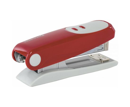 Тёмно-красный степлер BRAUBERG №24/6, 26/6 Germanium 226579 – изображение 6