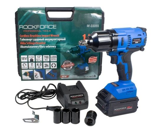 Ударный аккумуляторный гайковерт Rockforce RF-03055 – изображение 8