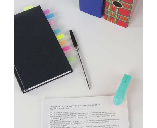 Степлер №10 BRAUBERG Original, до 12л, с антистеплером, бирюза, 227765 – изображение 8