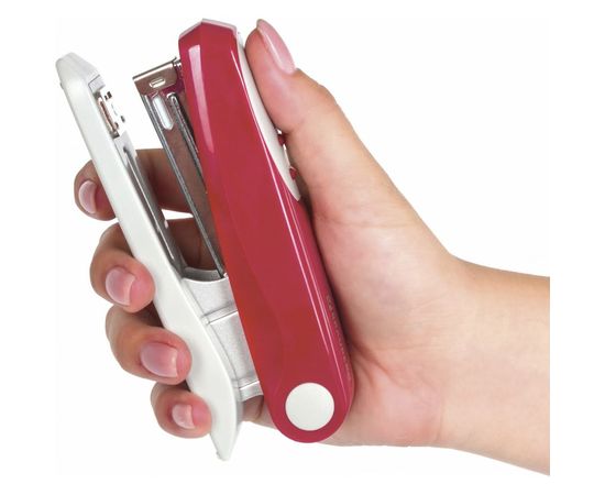 Тёмно-красный степлер BRAUBERG №24/6, 26/6 Germanium 226579 – изображение 8