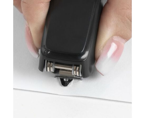 Степлер BRAUBERG Super №10, до 20 листов, антистеплер, черно-синий 229078 – изображение 9