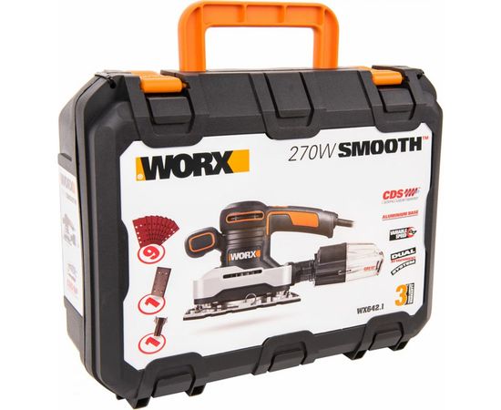 Электрическая виброшлифмашина WORX 270 Вт WX642.1 – изображение 10