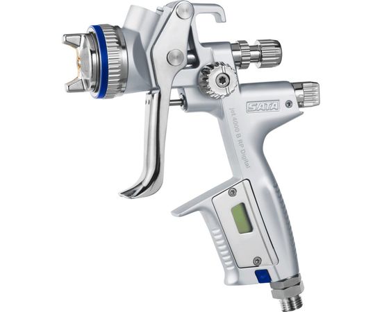 SATAjet Окрасочный пистолет 4000 B RP DIGITAL дюза 1.3 0.6 л QCC бачок PVC с шарниром 166579 – изображение 2