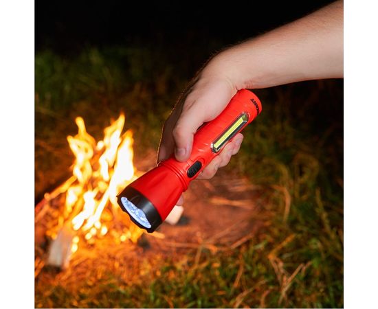 Светодиодный аккумуляторный фонарь REXANT с боковым светом, вилка 220 В 75-711 – изображение 2